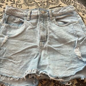 Light Blue Denim Women's Shorts